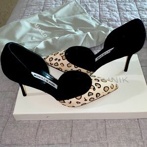 NWT Manolo Blahnik leopard pumps “Brand New” AUTHENTIC